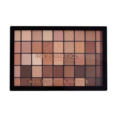 Makeup Revolution Maxi Reloaded Ultimate Nudes Eyeshadow Palette, 45-Shades