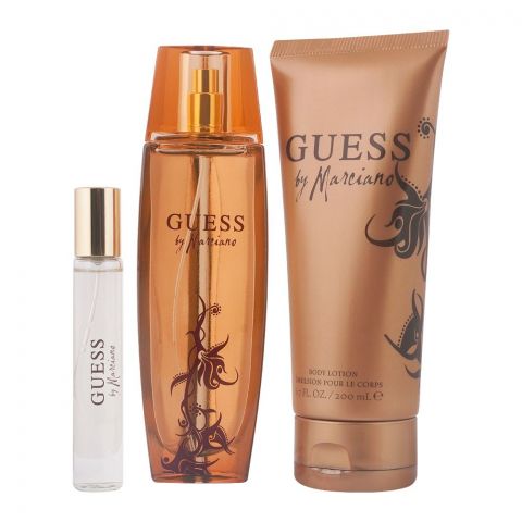 Guess By Marciano For Women Set EDP 100ml +Body Lotion 200ml +Travel Spray 15ml