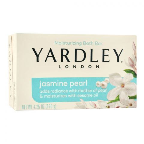 Yardley Jasmine Pearl Bath Soap Bar, 120g