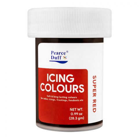 Pearce Duff Icing Colour, Super Red, 28.3g