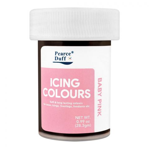 Pearce Duff Icing Colour, Baby Pink, 28.3g