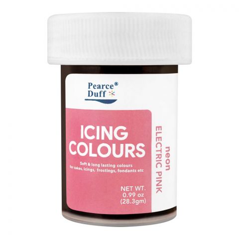 Pearce Duff Icing Colour, Neon Electric Pink, 28.3g