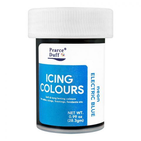 Pearce Duff Icing Colour, Neon Electric Blue, 28.3g