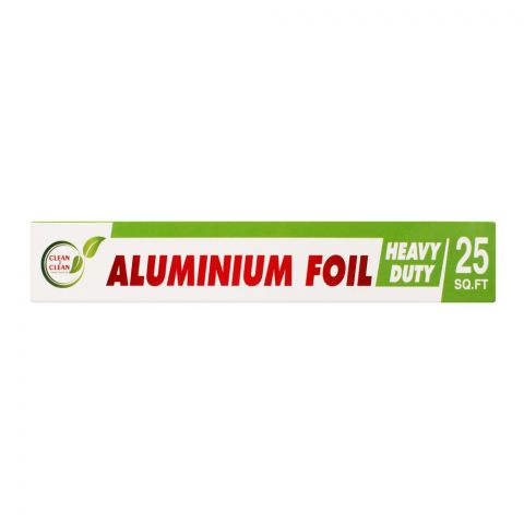 Clean & Clean Aluminium Foil Heavy Duty, 25 SQFT