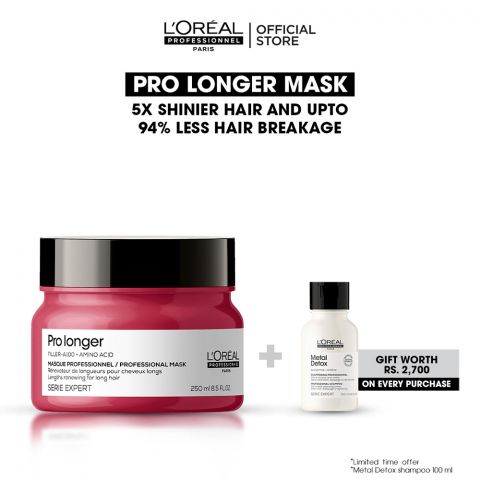 L'Oreal Professionnel Serie Expert Filler-A100 + Amino Acid Pro Longer Professional Hair Masque 250ml