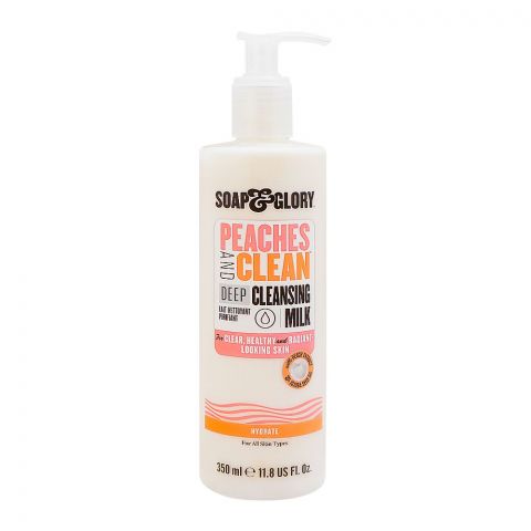 Soap & Glory Peaches & Clean Deep Cleansing Milk, For All Skin Types, 350ml