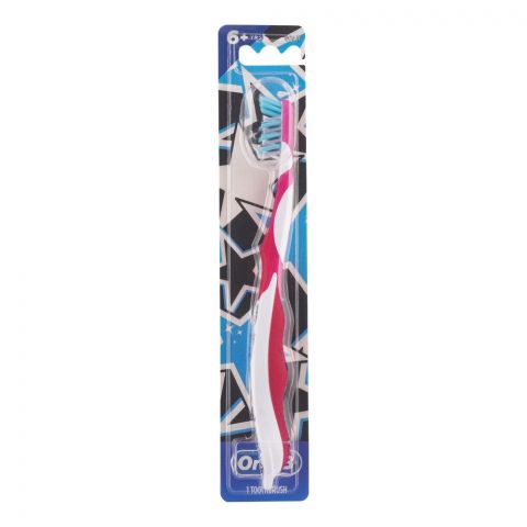 Oral-B Cross Action 6+ Toothbrush 1's, Pink