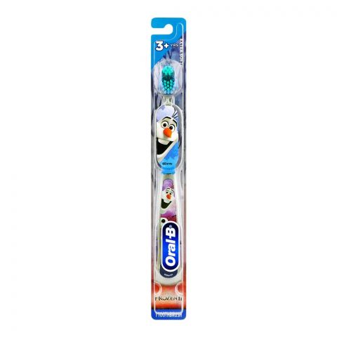Oral-B Disney Frozen II Animals 3+ Toothbrush 1's Extra Soft, Grey