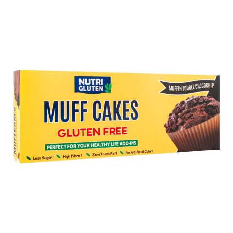 Nutri Gluten Muffin Double Chocochip Cakes, Gluten Free, 100g