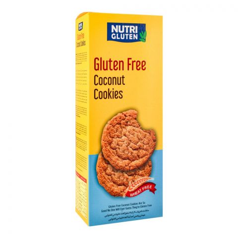 Nutri Gluten Coconut Cookies, Wheat Free, Gluten Free, 100g