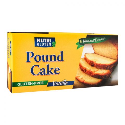 Nutri Gluten Pound Cake Vanilla, Gluten Free, 200g