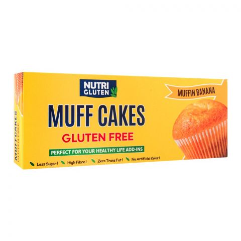 Nutri Gluten Muffin Banana Cakes, Gluten Free, 100g