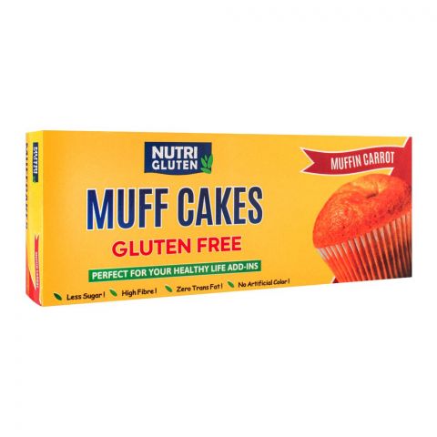 Nutri Gluten Muffin Carrot Cakes, Gluten Free, 100g