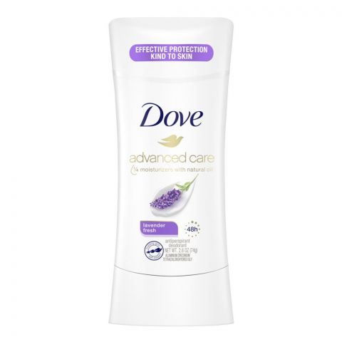 Dove Advanced Care 48H Lavender Fresh Deodorant Stick, For Women, 74g