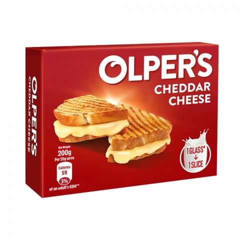 Olper's Cheddar Cheese Block, 200g
