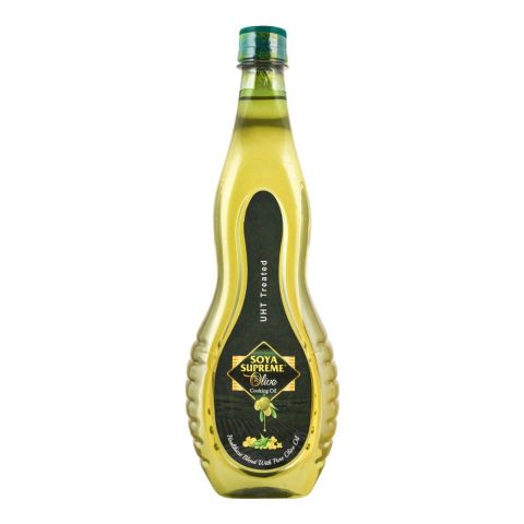 Soya Supreme Olive Cooking Oil, Bottle, 1 Liter
