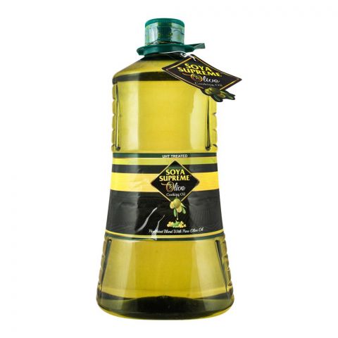 Soya Supreme Olive Cooking Oil, Bottle, 4.5 Liters