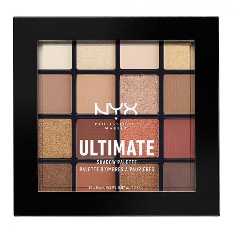 NYX Ultimate Eyeshadow Palette, USP03, Warm Neutrals
