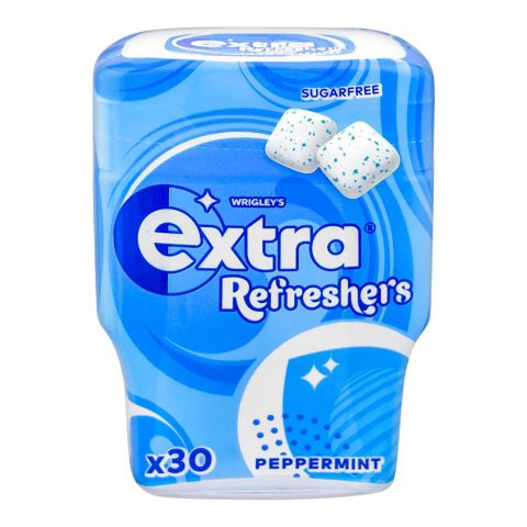 Wrigley's Extra Refreshers Peppermint Sugar-Free, 30-Pack Bottle