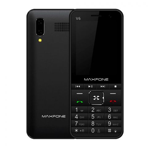 Maxfone V6 Black Feature Mobile Phone