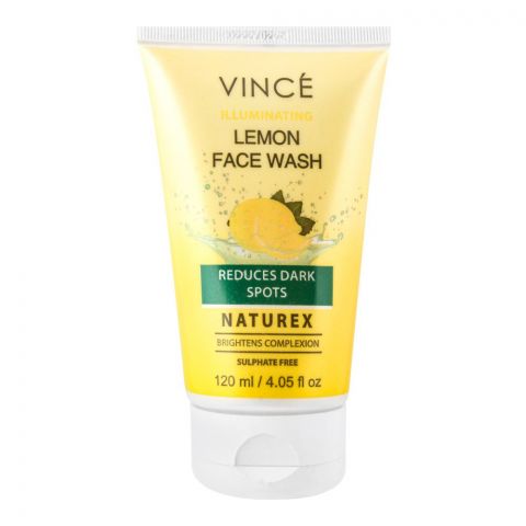 Vince Naturex Illuminating Lemon Face Wash, 120ml