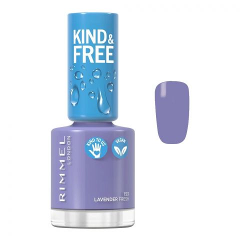 Rimmel Kind & Free Nail Polish, 153 Lavender Light