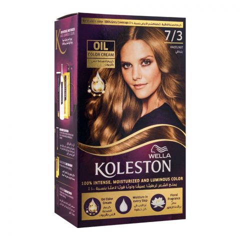 Wella Koleston Color Cream Kit 7/3 Hazelnut