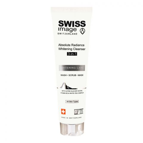 Swiss Image Whitening Care 3-In-1 Absolute Radiance Whitening Cleanser, 100ml