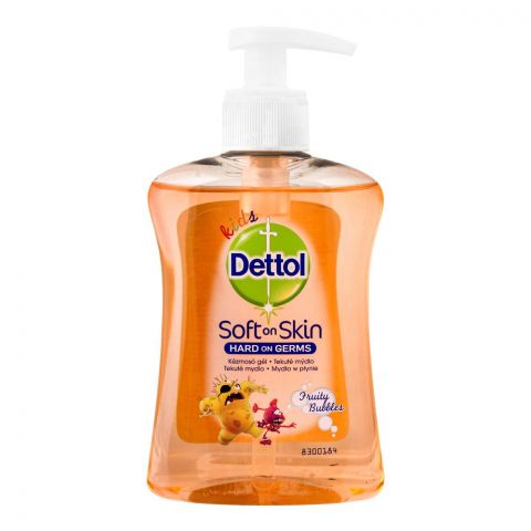 Dettol Soft On Skin Fruity Bubbles Hand Wash, 250ml