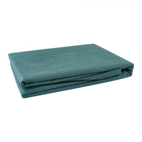 Sanaullah Elite Double Cotton Bed Sheet, Light Grey