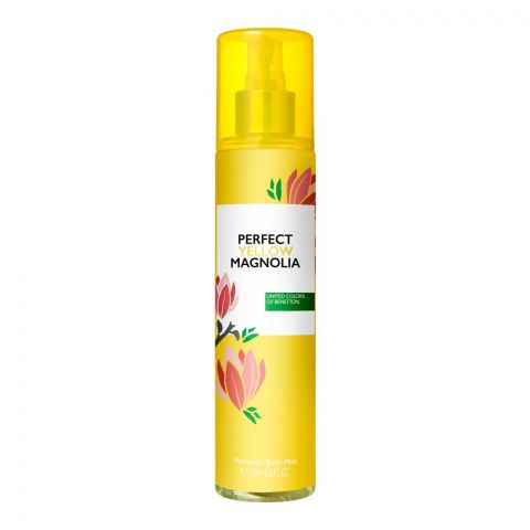 United Colors of Benetton Perfect Yellow Magnolia Perfumed Body Mist, 236ml