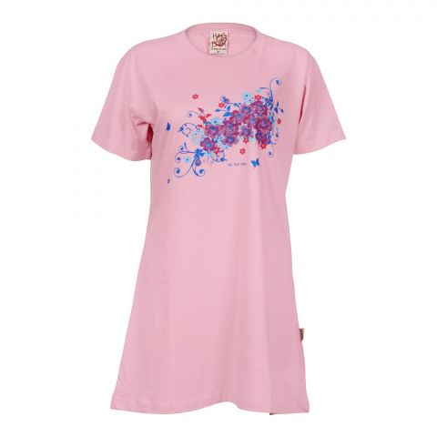 Thailand Girls T-Shirt, Pink, Free Size 