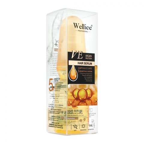 Wellice VE Argan Protein Ampoule Care Hair Serum, 70ml
