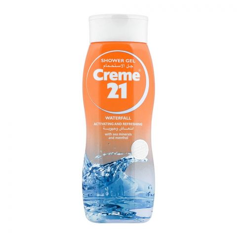 Creme 21 WaterFall Activating And Refreshing Shower Gel, 250ml
