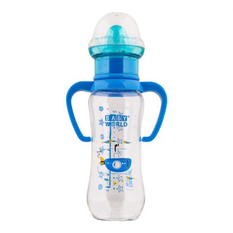 Baby World Contra Colic Standard Neck Feeding Bottle, 240ml, BW2016