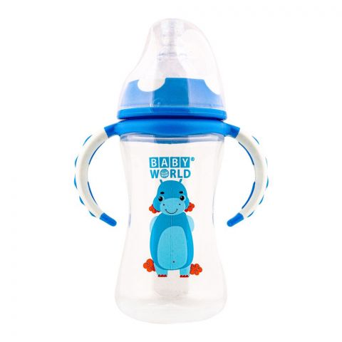 Baby World Contra Colic Wide Neck Feeding Bottle, 240ml, BW2049