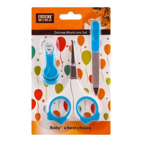 Baby World Deluxe Manicure Set Blue, BW7014