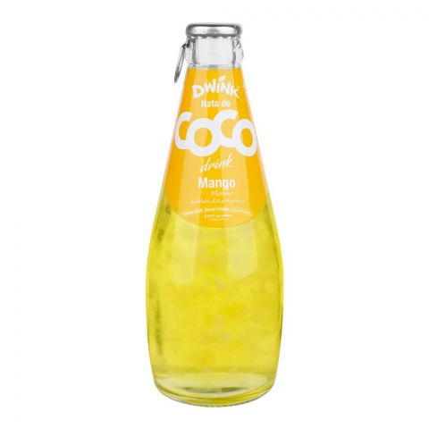 Dwink Nata De Coco Mango Fruit Drink, 290ml