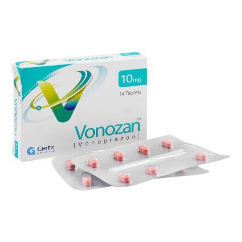 Getz Pharma Vonozan Tablet, 10mg, 14-Pack