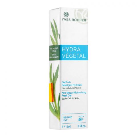 Yves Rocher Hydra Vegetal Anti-Fatigue Moisturizing Eye Fresh Gel, 15ml