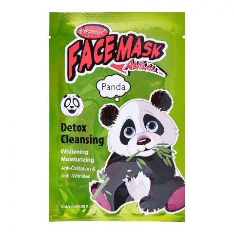 Disunie Animal Panda Detox Cleansing Whitening Moisturizing Face Mask, 25ml