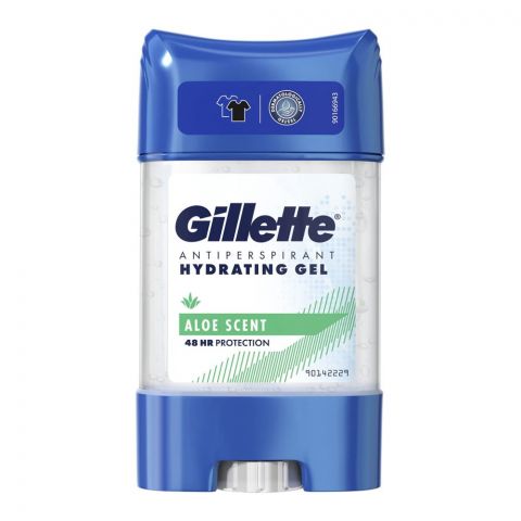 Gillette Hydrating Aloe 48H Antiperspirant Clear Gel, 70ml