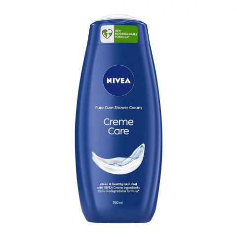 Nivea Creme Care Pure Care Bath Cream Shower Gel, 750ml