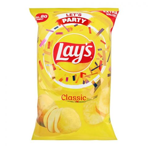 Lay's Classic Salted Chips, 80g