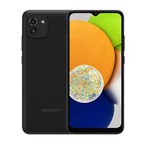 Samsung Galaxy A03 3/32GB, Black, Mobile Set