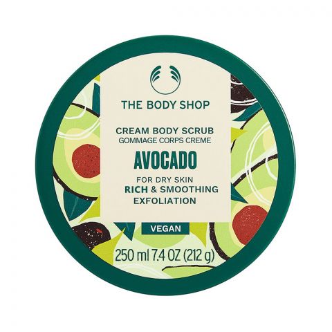 The Body Shop Avocado Cream, The Body Scrub, 250ml
