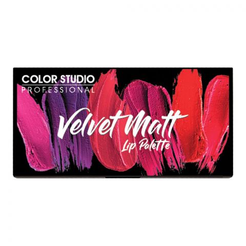 Color Studio Velvet Matt Lip Palette, 8-Shades