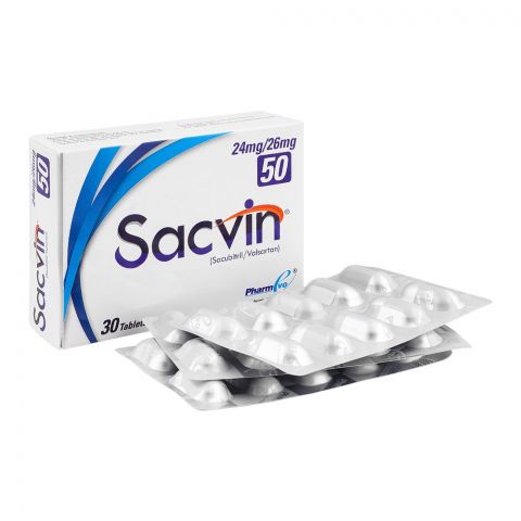 PharmEvo Sacvin 50, 24mg/26mg Tablets, 30-Pack