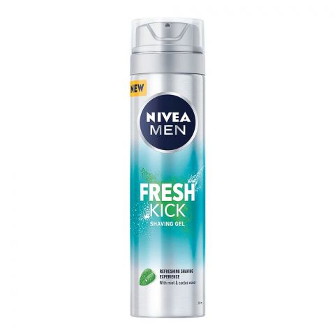 Nivea Men Fresh Kick Shaving Gel, 200ml