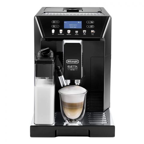 Delonghi Eletta Cappuccino Evo Automatic Coffee Maker, ECAM46.860
